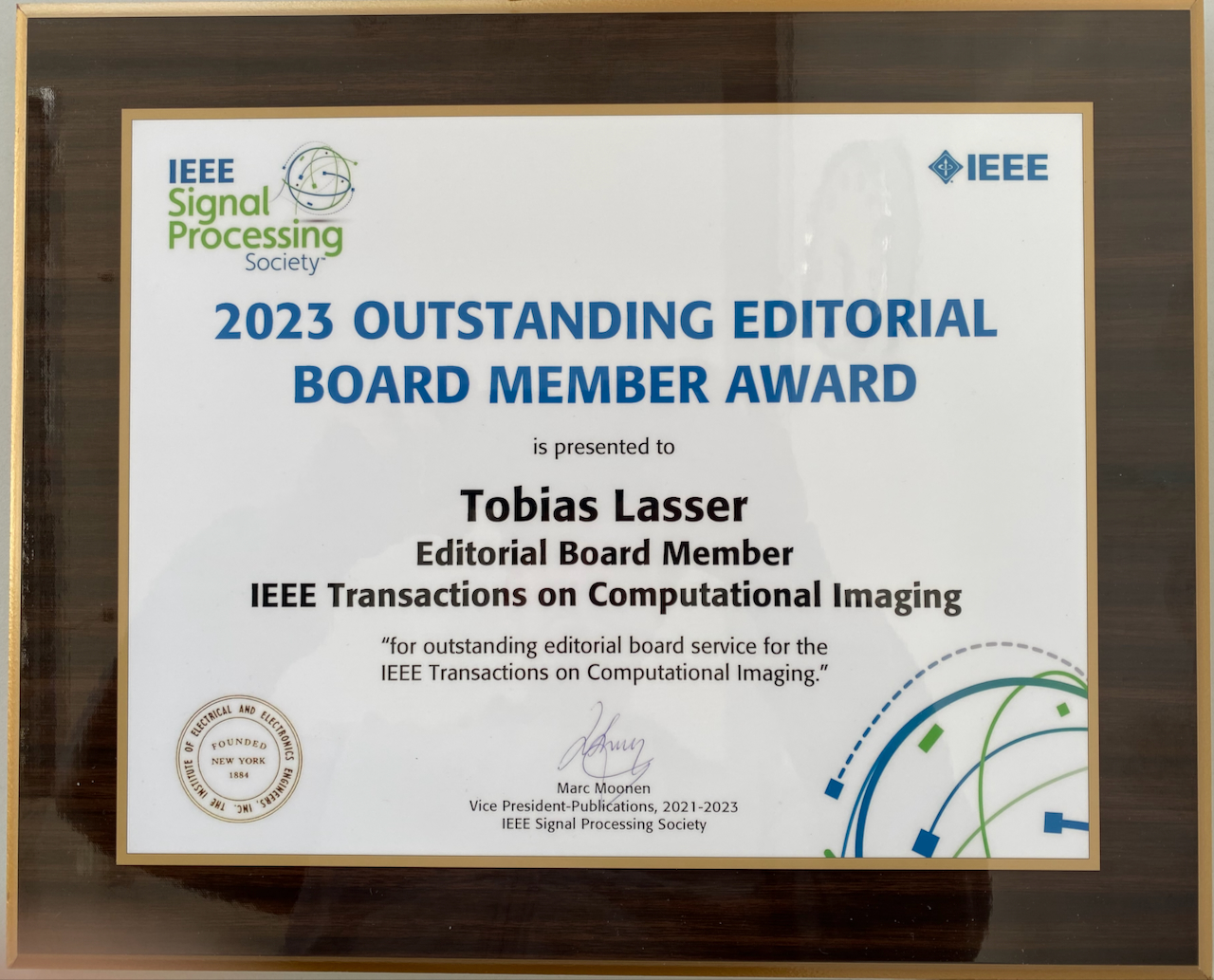 IEEE SPS Award
